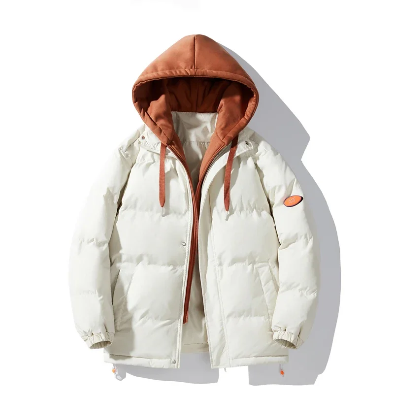 Winter New Hooded Parkas for Men Fashion Casual Thicken Warm Jackt Coats Outdoor Windproof Male Outerwear Solid Color All-match
Winter New Hooded Parkas for Men Fashion Casual Thicken Warm Jackt Coats Outdoor Windproof Male Outerwear Solid Color All-match