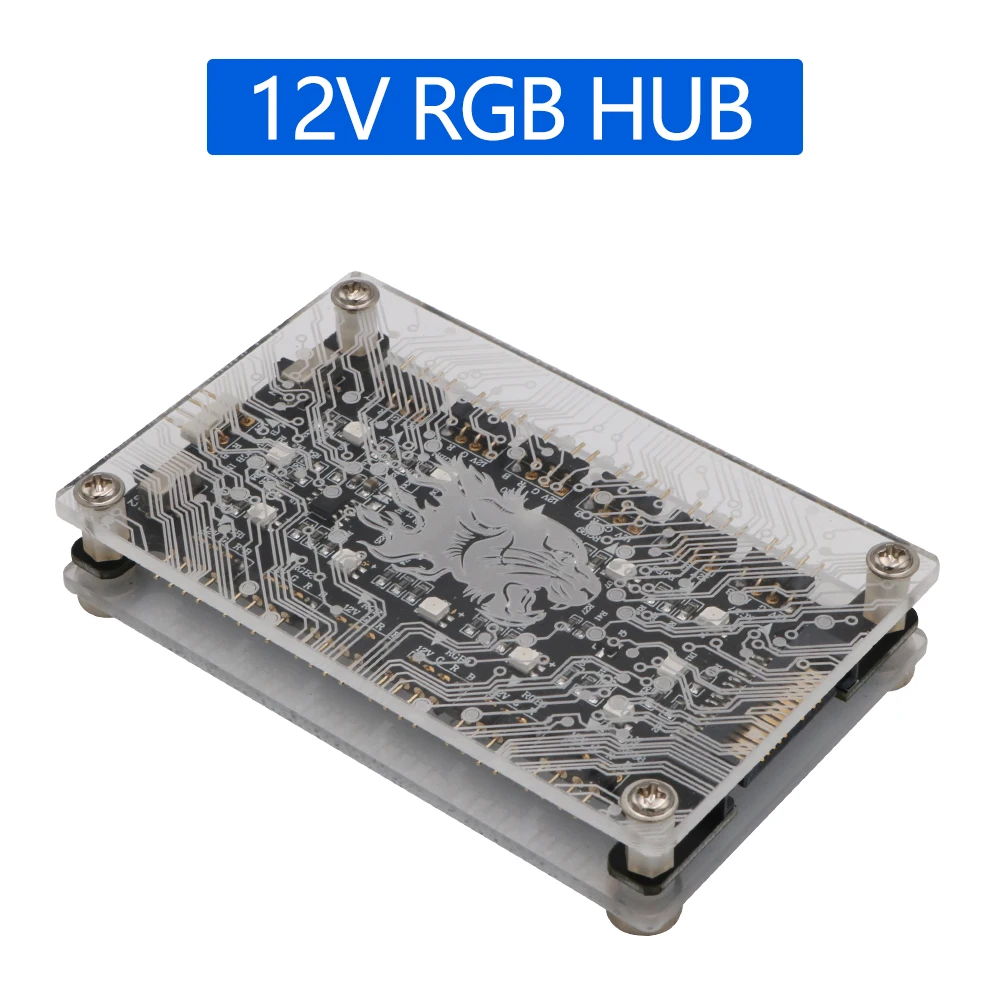 12V RGB Fan HUB adapter Fan Cooler With 12V LED Splitter Hub And 4pin RGB Cablefor ASUS/MSI 12V 4Pin LED Controller
12V RGB Fan HUB adapter Fan Cooler With 12V LED Splitter Hub And 4pin RGB Cablefor ASUS/MSI 12V 4Pin LED Controller