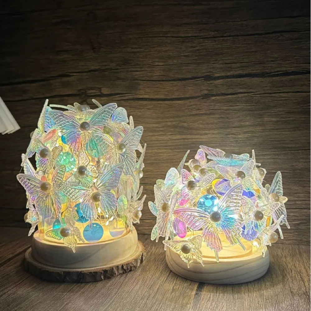 Pearl Butterfly Night Light DIY Craft Unique Novelty Bedroom Lamp Romantic Gift for Girls Women Valentines Day Birthday
Pearl Butterfly Night Light DIY Craft Unique Novelty Bedroom Lamp Romantic Gift for Girls Women Valentines Day Birthday
