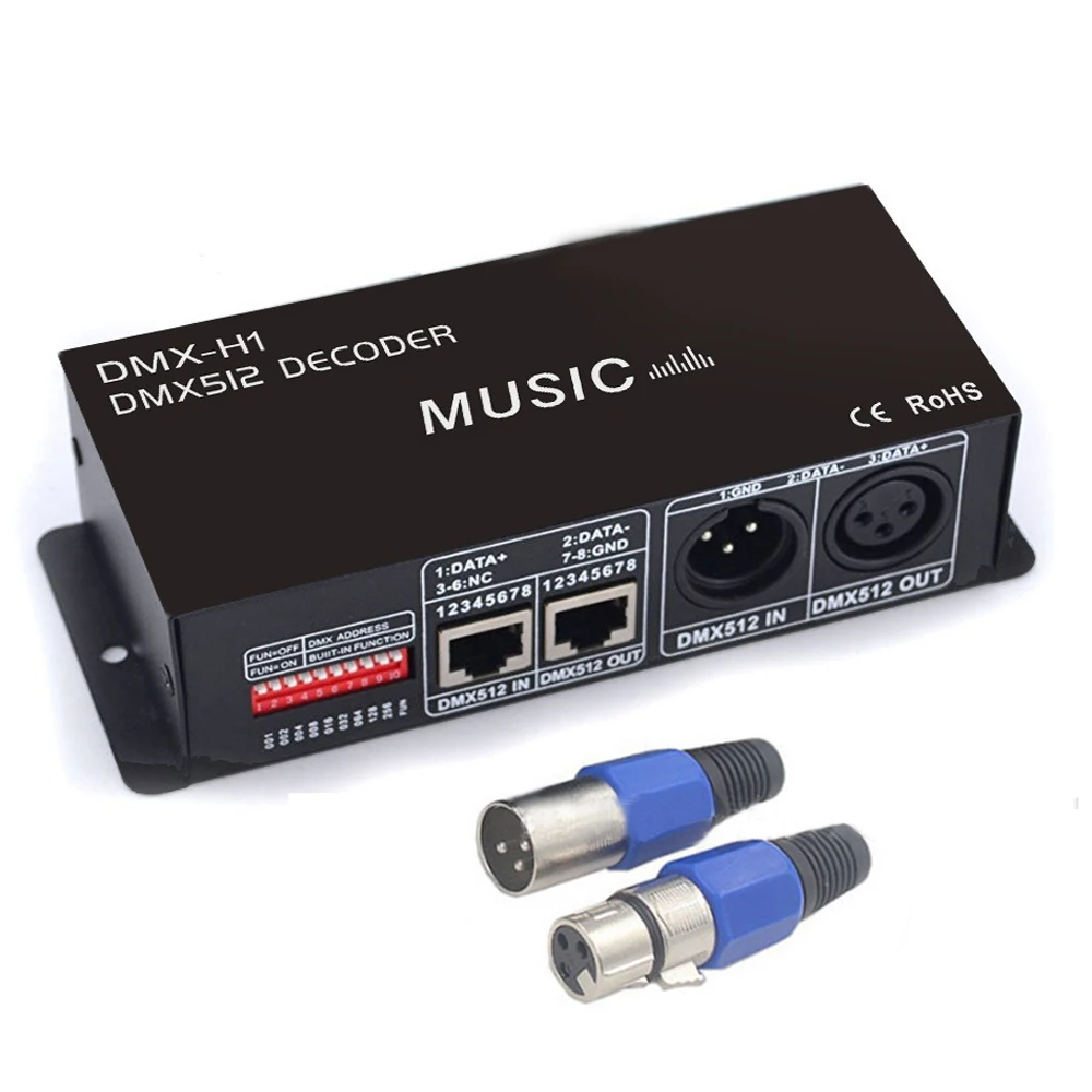 Music RGB RGBW DMX512 Decoder LED Dimmer Driver Controller DMX512 3/4 Channels Decoder Controller Dimmer For RGB RGBW LED Strip
Music RGB RGBW DMX512 Decoder LED Dimmer Driver Controller DMX512 3/4 Channels Decoder Controller Dimmer For RGB RGBW LED Strip