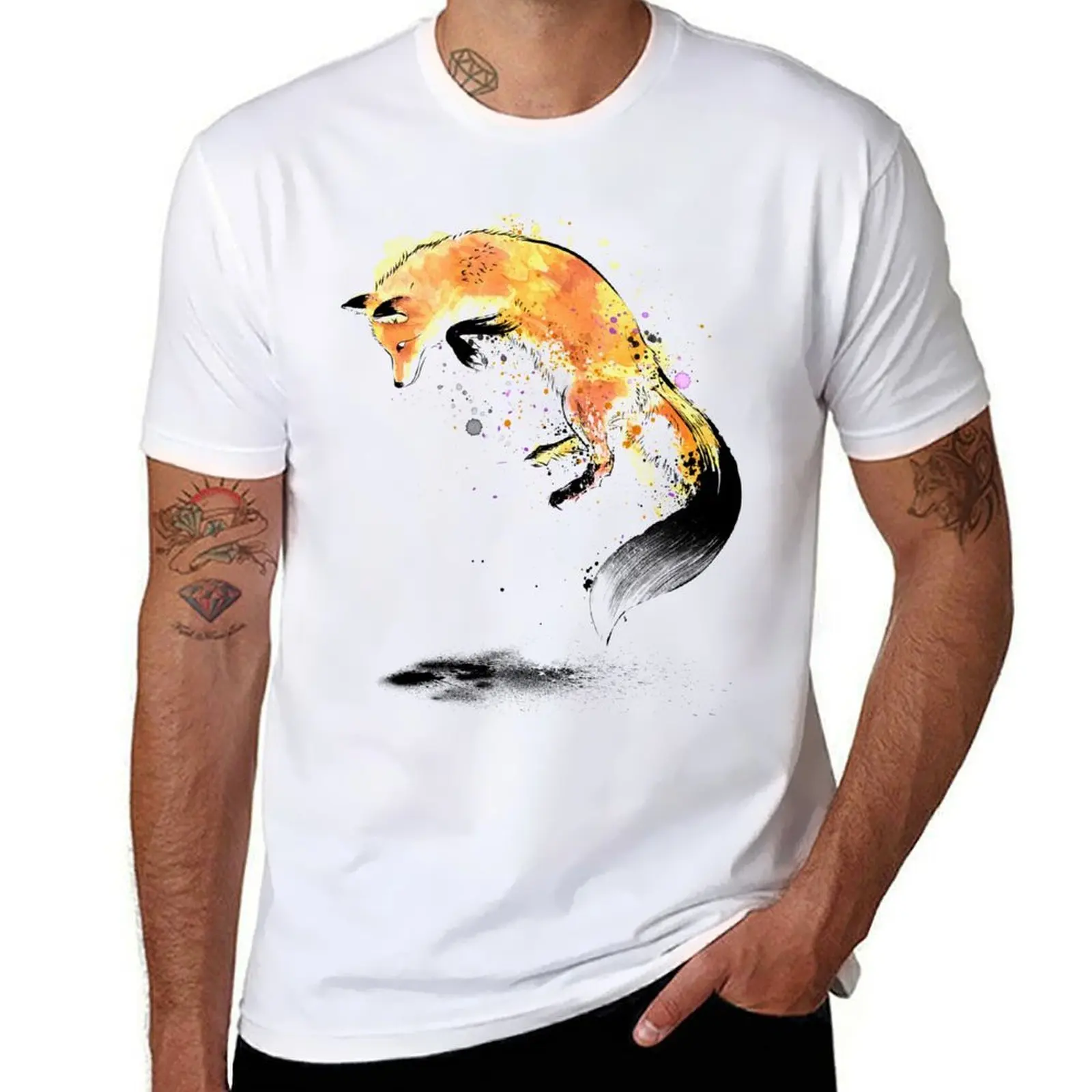 Red Fox jumping into Snow T-Shirt t shirts with prints man t shirt luxury cotton t shirts man 100% T-shirt
Red Fox jumping into Snow T-Shirt t shirts with prints man t shirt luxury cotton t shirts man 100% T-shirt
