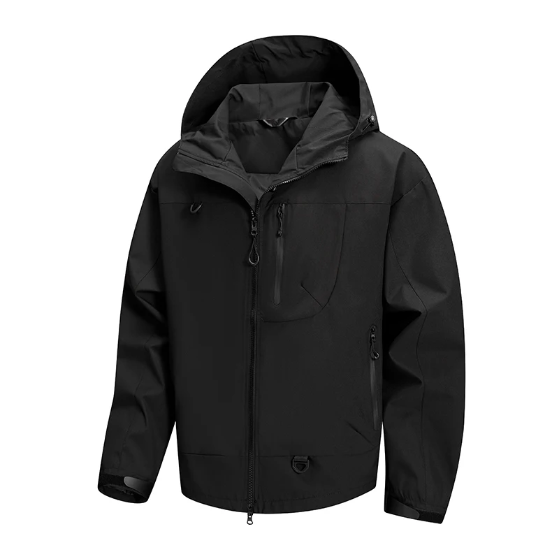 Spring and Autumn style three proof color blocked assault suit men's outdoor hiking suit hooded jacket unisex loose windbreaker
Spring and Autumn style three proof color blocked assault suit men's outdoor hiking suit hooded jacket unisex loose windbreaker