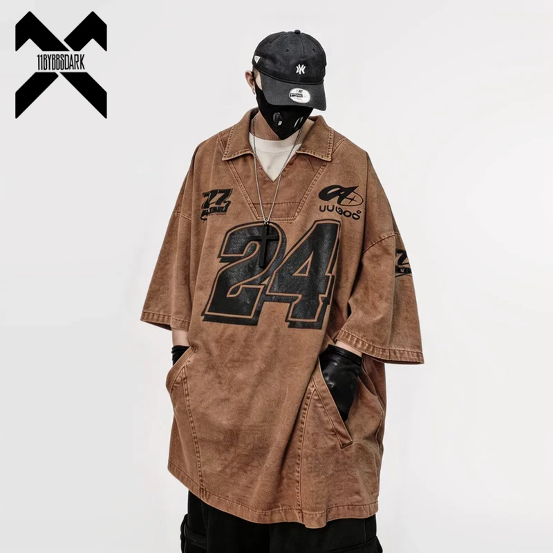 Men's Hip Hop Streetwear Vintage Denim Jersey T-Shirt American Loose Oversized Short Sleeve Tee Retro Five-Point Sleeve Tops
Men's Hip Hop Streetwear Vintage Denim Jersey T-Shirt American Loose Oversized Short Sleeve Tee Retro Five-Point Sleeve Tops