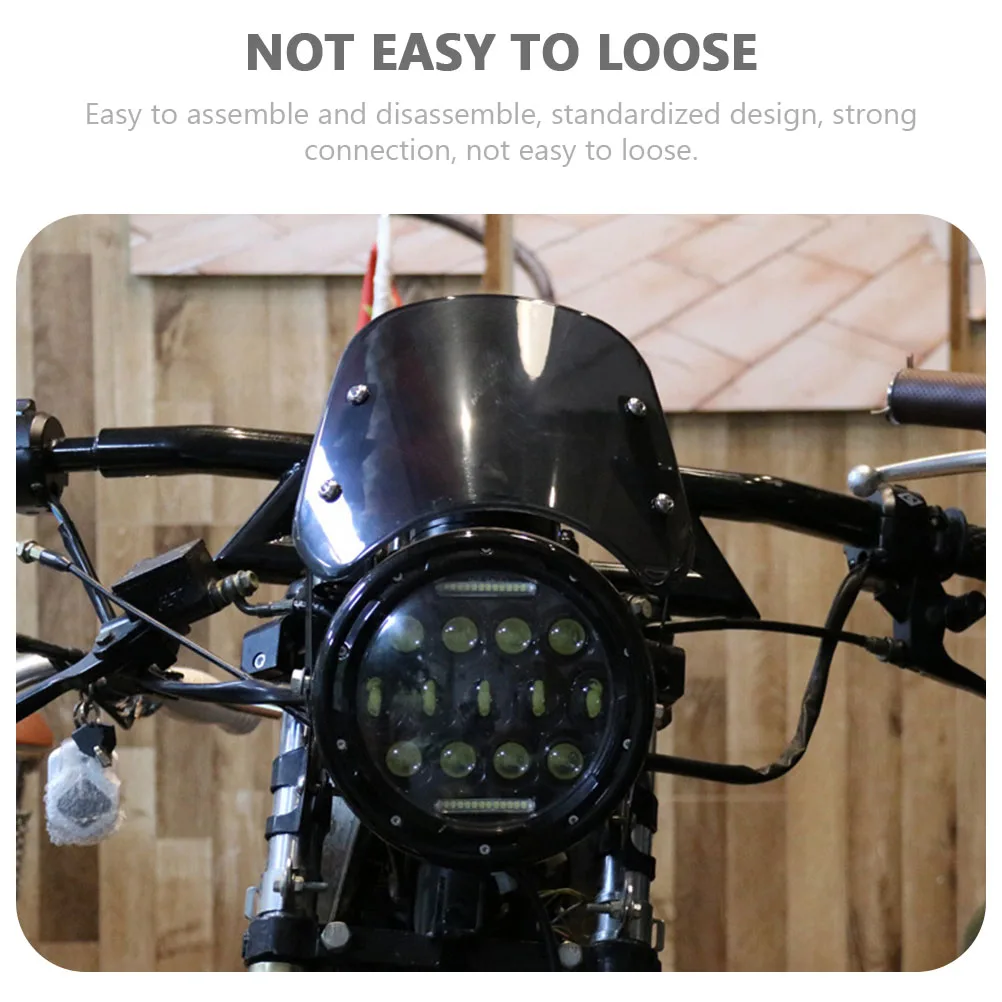 Motorcycle Headlights Windshield Motorbike Windscreen Dirt Bike Front Wind Deflector Bevel Design Black Coating Strong
Motorcycle Headlights Windshield Motorbike Windscreen Dirt Bike Front Wind Deflector Bevel Design Black Coating Strong