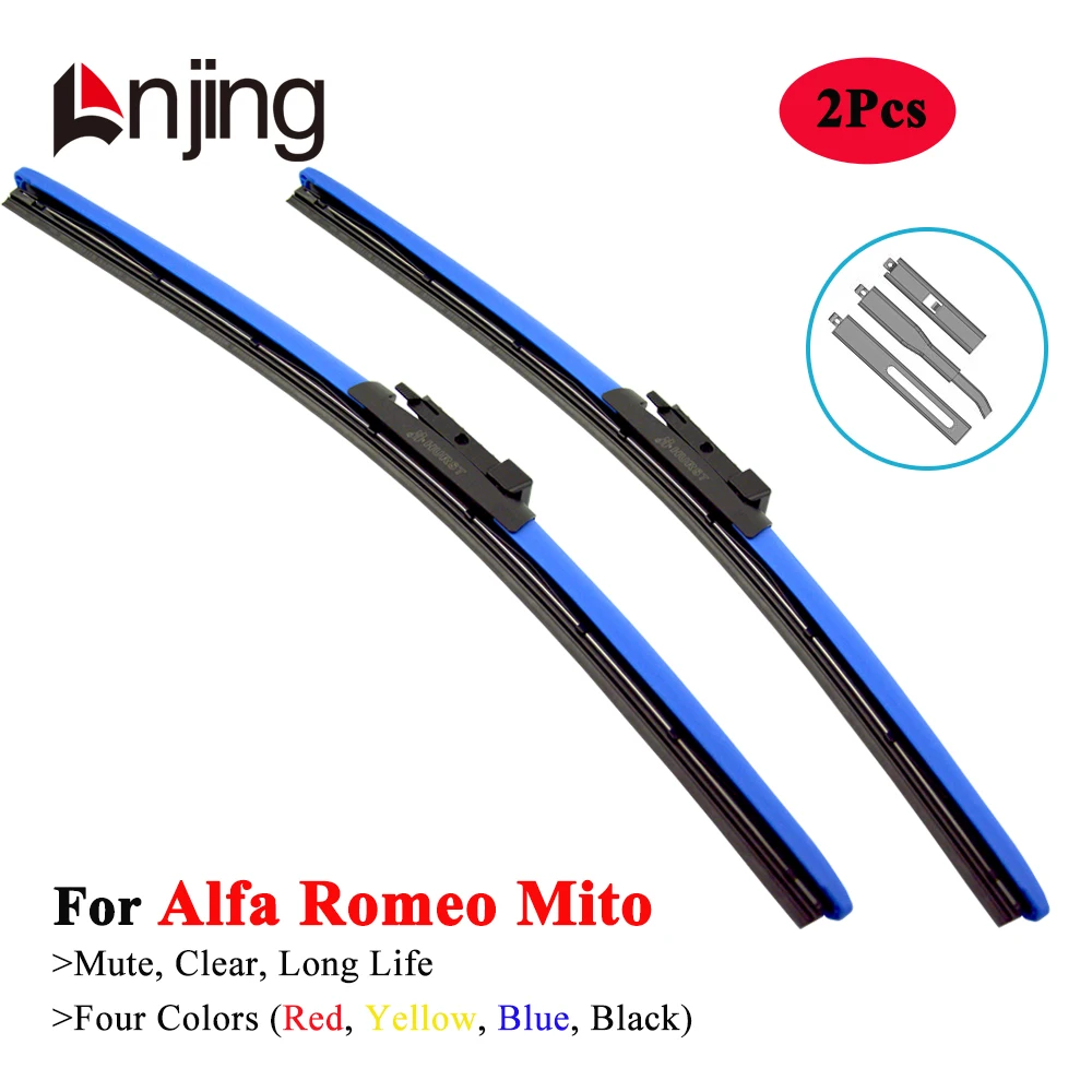 LNJING Colorful Wiper Blades For Alfa Romeo Mito 955 Hatchback 2008 2009 2010 2012 2014 2015 2016 2018 2019 2020 Car Accessories
LNJING Colorful Wiper Blades For Alfa Romeo Mito 955 Hatchback 2008 2009 2010 2012 2014 2015 2016 2018 2019 2020 Car Accessories