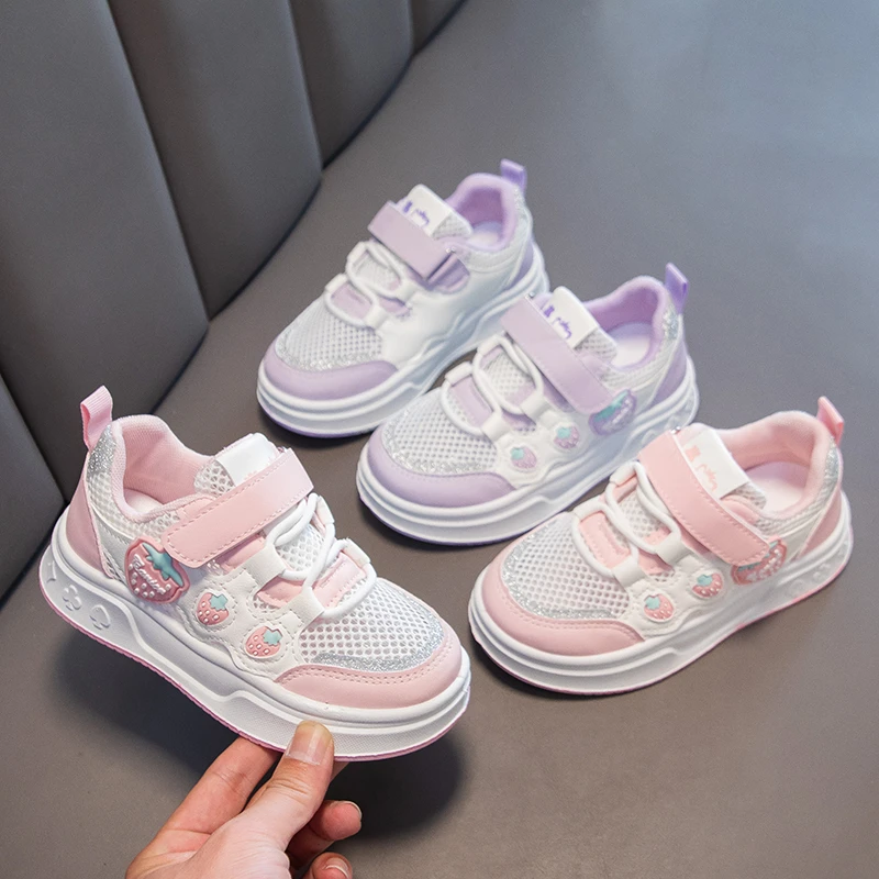 Children's Cute Fruit Pattern Casual Sports Shoes Spring and Summer Mesh Breathable Non-slip Comfortable Thick-soled Sports Shoe
Children's Cute Fruit Pattern Casual Sports Shoes Spring and Summer Mesh Breathable Non-slip Comfortable Thick-soled Sports Shoe