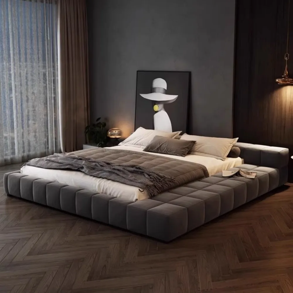 Bedroom Unique Bed Aesthetic Modern Double Children Bed Luxury Sleeping 180x200 Camas De Matrimonio Dormitorio Home Furniture
Bedroom Unique Bed Aesthetic Modern Double Children Bed Luxury Sleeping 180x200 Camas De Matrimonio Dormitorio Home Furniture