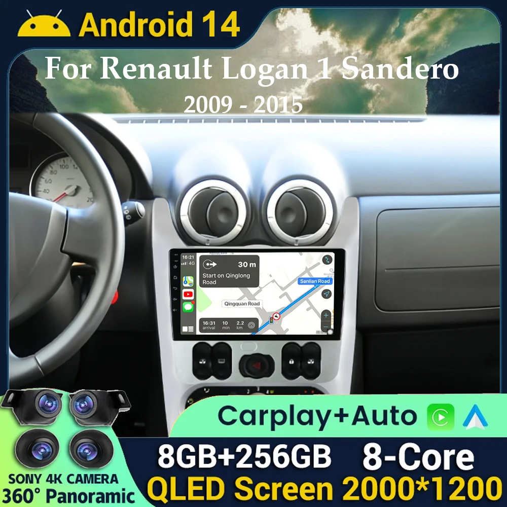 Android 14 Car Radio Multimedia for Lada Renault Logan 1 Sandero 2009-2015 Dacia Duster Carplay Auto Navigation Head Unit Stereo
Android 14 Car Radio Multimedia for Lada Renault Logan 1 Sandero 2009-2015 Dacia Duster Carplay Auto Navigation Head Unit Stereo