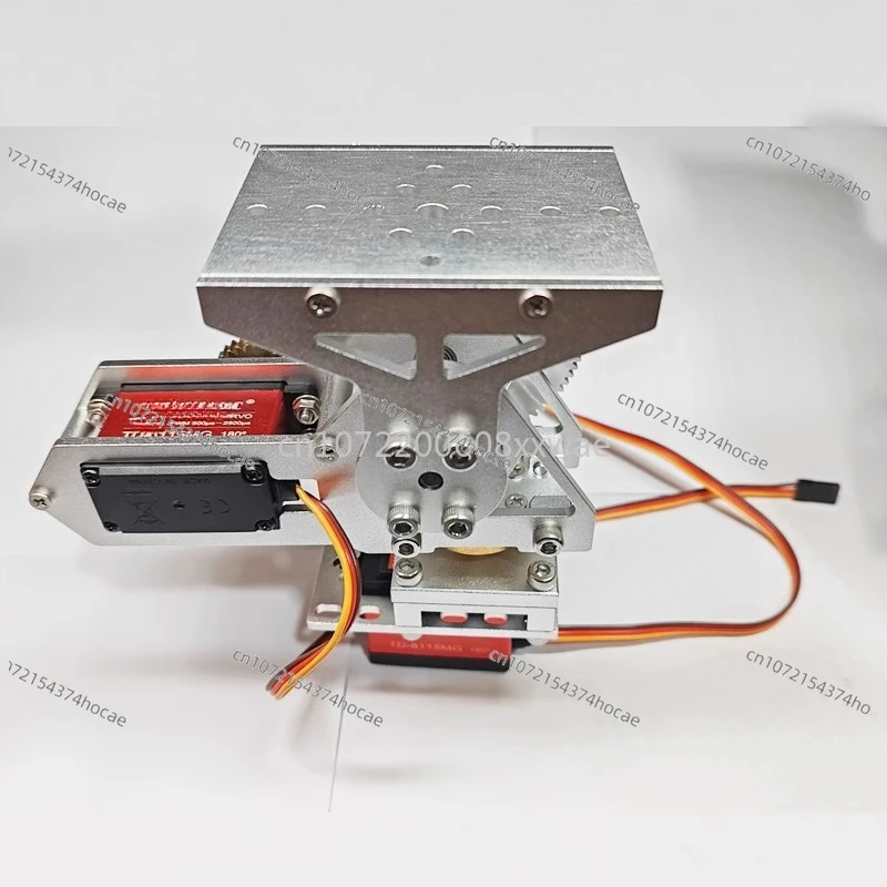 Two Degrees of Freedom, Steering Gear Up, Down, Left, Right, Pitch, Rotating Gimbal Platform Base, Robot Fixed Frame
Two Degrees of Freedom, Steering Gear Up, Down, Left, Right, Pitch, Rotating Gimbal Platform Base, Robot Fixed Frame