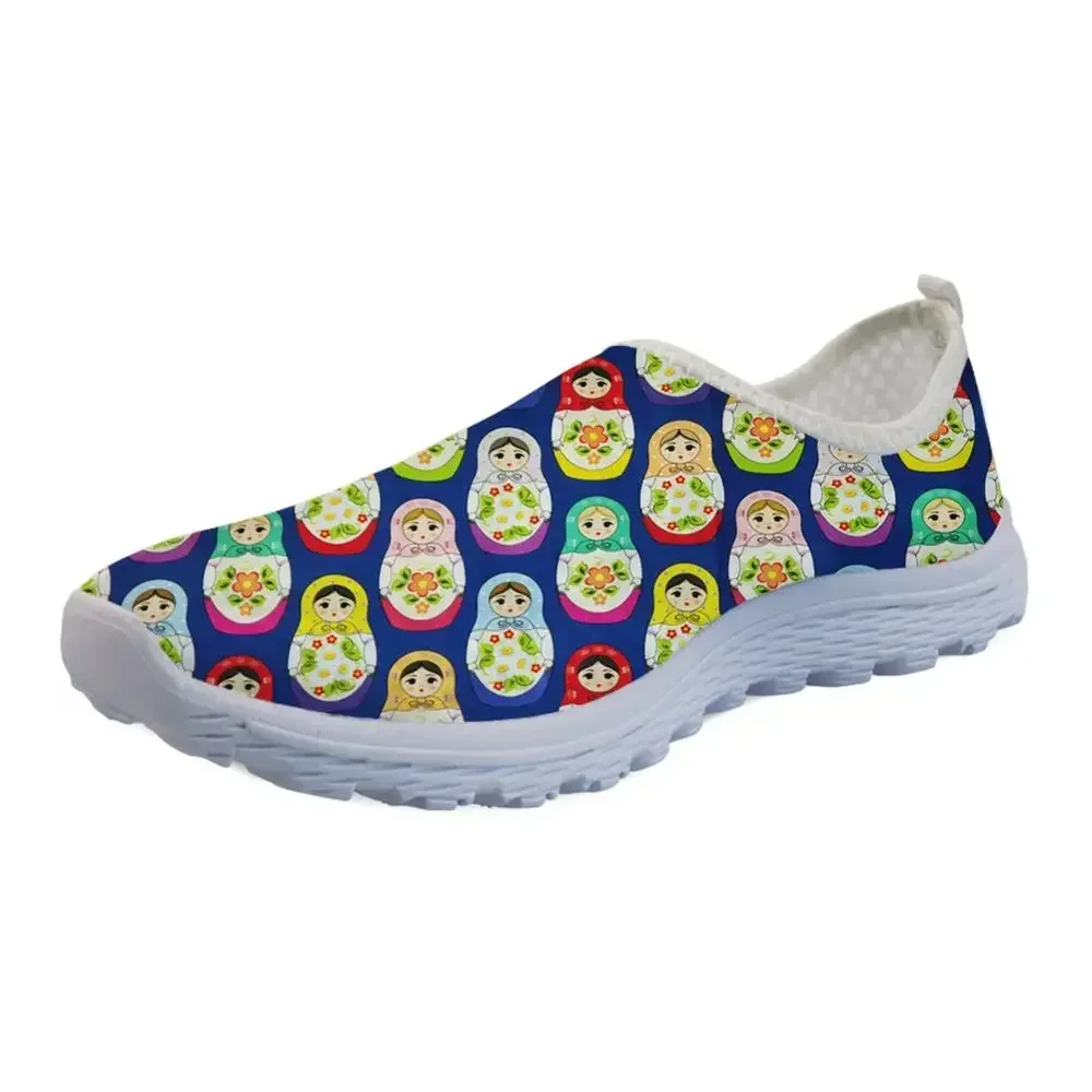 Летние женские сетчатые кроссовки с принтом «Русская матрёшка», легкие женские балетки, весенние пляжные лоферы для девочек-подростков
Летние женские сетчатые кроссовки с принтом «Русская матрёшка», легкие женские балетки, весенние пляжные лоферы для девочек-подростков