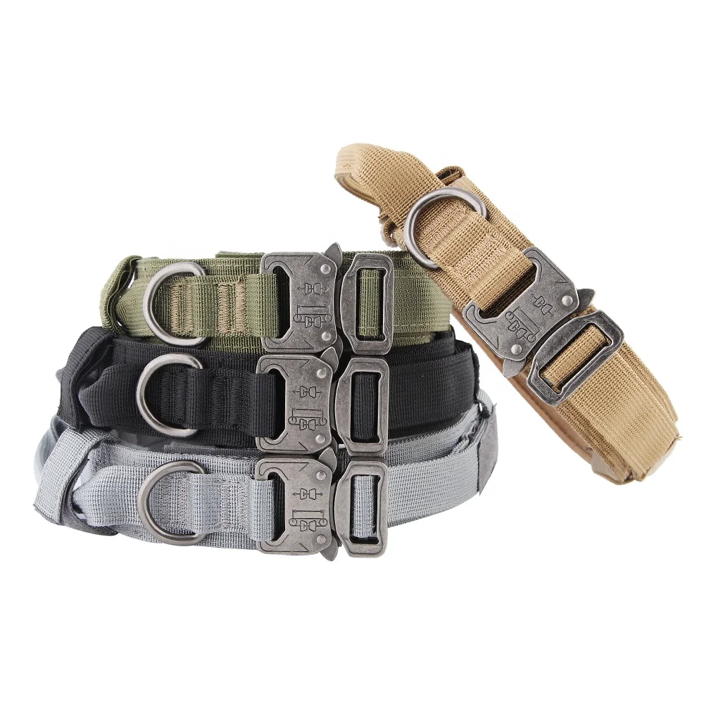 Tactical Nylon Dog Collar, Quick Release, High Quality
Tactical Nylon Dog Collar, Quick Release, High Quality