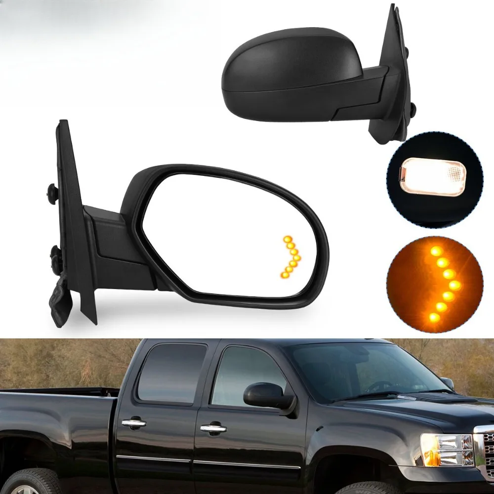 Правое боковое зеркало для Chevrolet Silverado/Sierra 1500/2500HD/3500HD 2007-2013 годов выпуска с указателем поворота
Правое боковое зеркало для Chevrolet Silverado/Sierra 1500/2500HD/3500HD 2007-2013 годов выпуска с указателем поворота