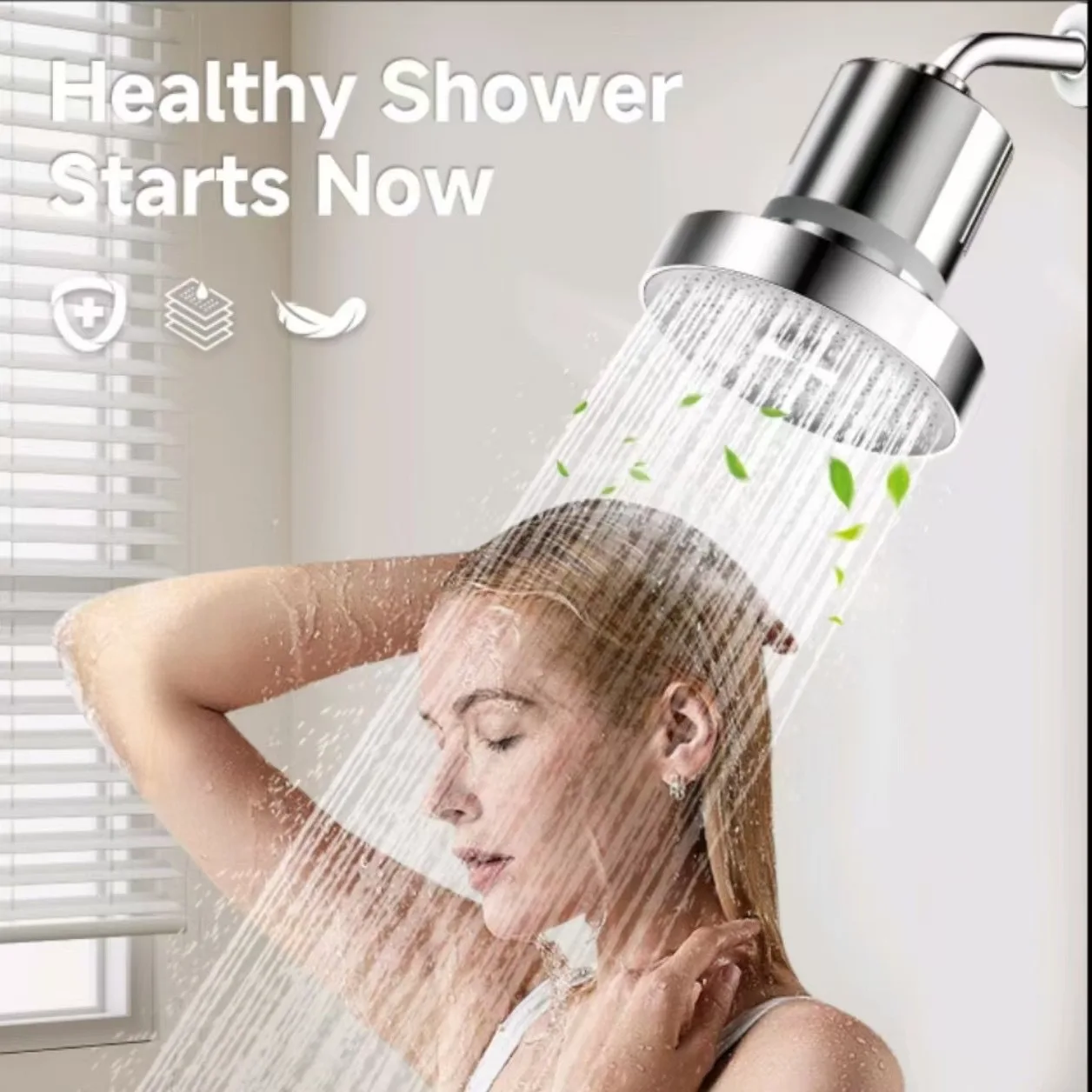 6-Inch High Pressure Rain Showerhead with 15-Stage Filter Water Purifier Water Filter Shower Head for Bathroom Chlorine Removal
6-Inch High Pressure Rain Showerhead with 15-Stage Filter Water Purifier Water Filter Shower Head for Bathroom Chlorine Removal
