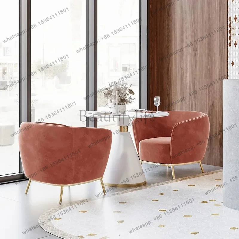Light luxury hotel restaurant sofa chair high-end fashion simple designer new modern
Light luxury hotel restaurant sofa chair high-end fashion simple designer new modern