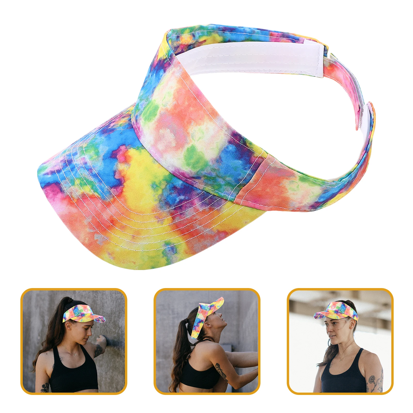 Tie Dye Empty Top Visor Hat Women Sun Protection Cotton Cap 7# Color Summer Sunscreen Hat Tie Dye
Tie Dye Empty Top Visor Hat Women Sun Protection Cotton Cap 7# Color Summer Sunscreen Hat Tie Dye
