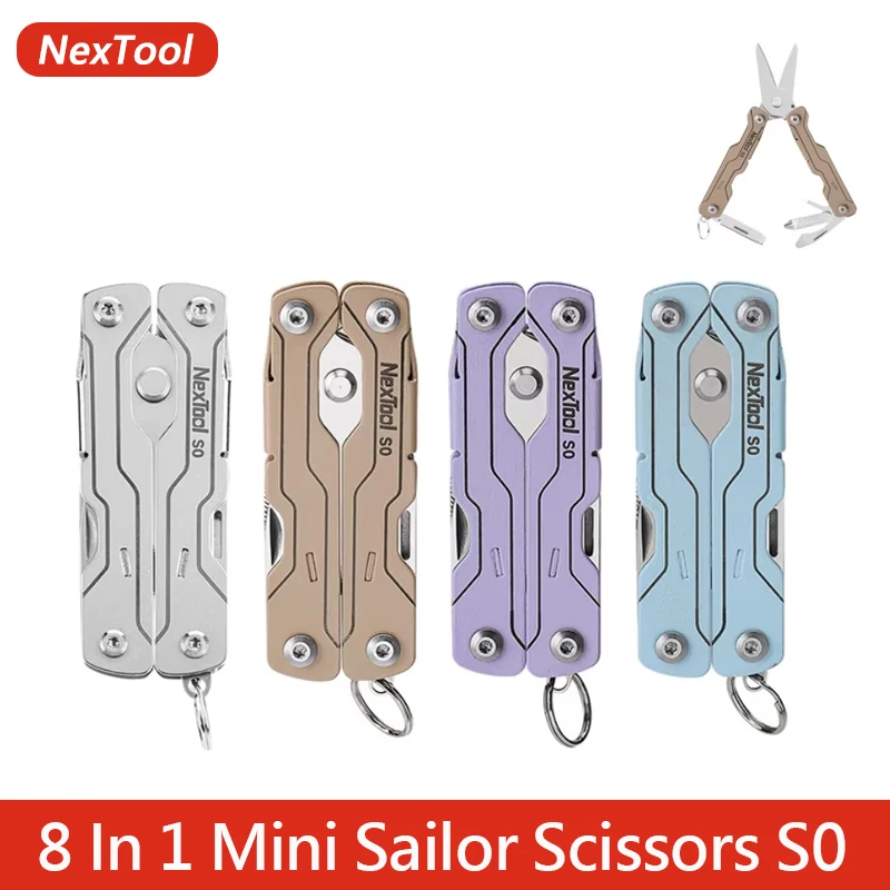NexTool Micro Multitools S0 8 In 1 Mini Sailor Scissors Mini Pocket Multitool EDC Folding Hand Tools Camping Survival Multitool
NexTool Micro Multitools S0 8 In 1 Mini Sailor Scissors Mini Pocket Multitool EDC Folding Hand Tools Camping Survival Multitool