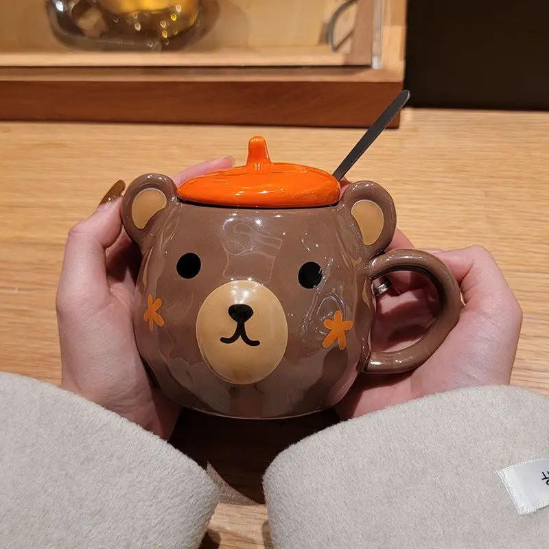 3D Bear Mug with Spoon Ceramic Creative Water Cup Bubble Milk Office Home Birthday Gift Christmas Drinkware
3D Bear Mug with Spoon Ceramic Creative Water Cup Bubble Milk Office Home Birthday Gift Christmas Drinkware