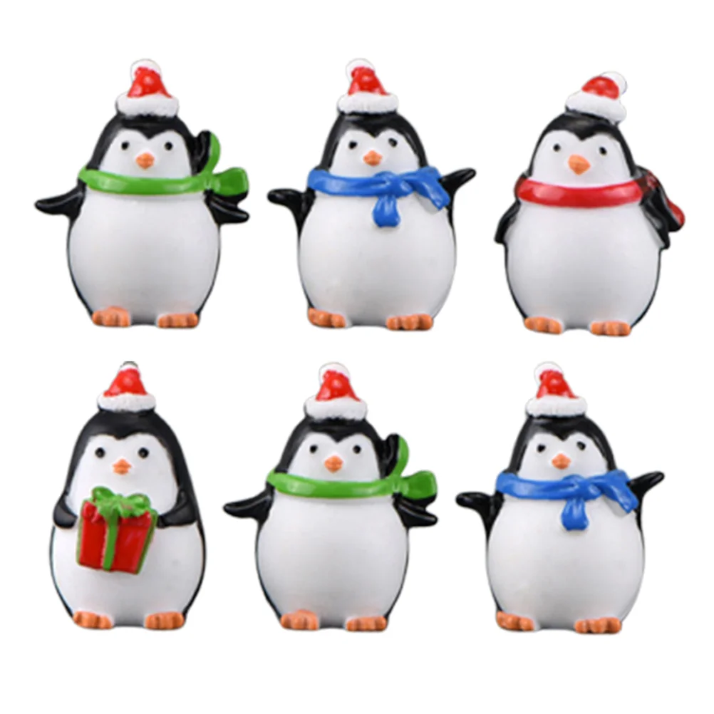 6 Pcs Christmas Penguin Ornaments Home Decor Props Miniature Decorations Resin Micro
6 Pcs Christmas Penguin Ornaments Home Decor Props Miniature Decorations Resin Micro