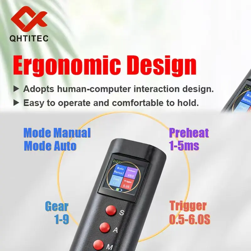 Portable Spot Welder Handheld Digital Display Mini Spot Welding Machine Adjustable Spot Welding Tools for 18650 Lithium Battery
Portable Spot Welder Handheld Digital Display Mini Spot Welding Machine Adjustable Spot Welding Tools for 18650 Lithium Battery