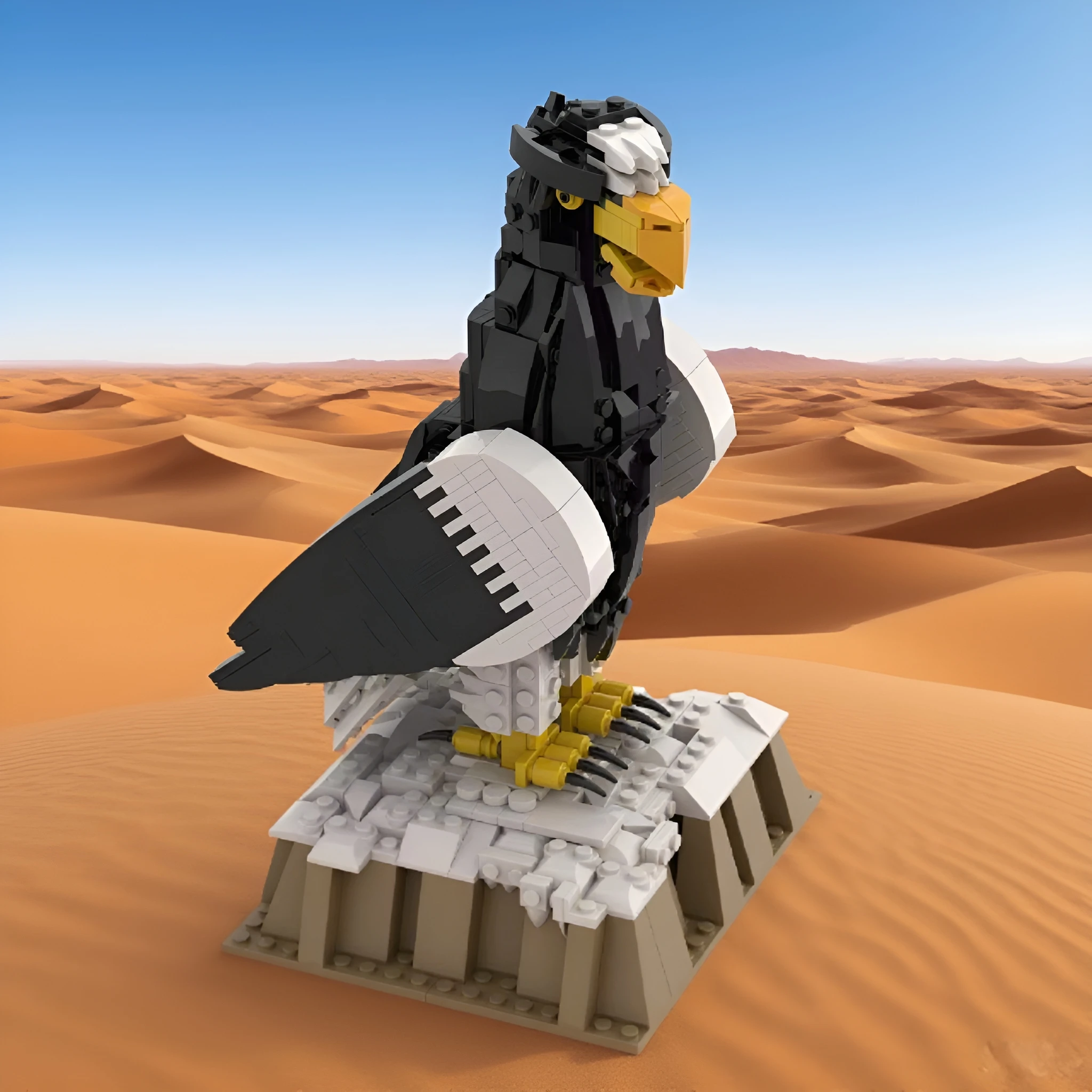 781PCS MOC Creative Animal Series Steller's Sea Eagle Building Blocks Crow Bird Assembly Model Puzzle Toy Children Holiday Gift
781PCS MOC Creative Animal Series Steller's Sea Eagle Building Blocks Crow Bird Assembly Model Puzzle Toy Children Holiday Gift