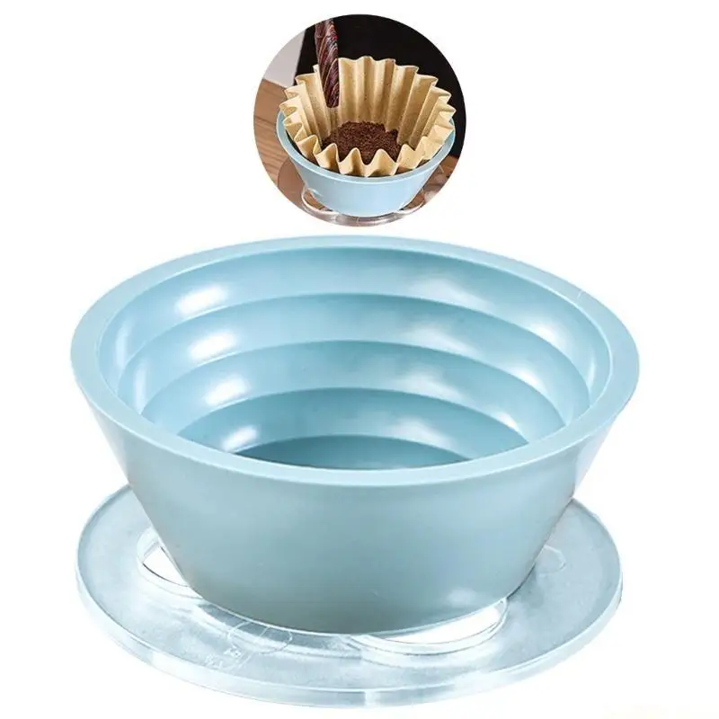 D0AB Coffee Maker Single Cup Coffee Dripper Reusable Filter Cone Drip
D0AB Coffee Maker Single Cup Coffee Dripper Reusable Filter Cone Drip