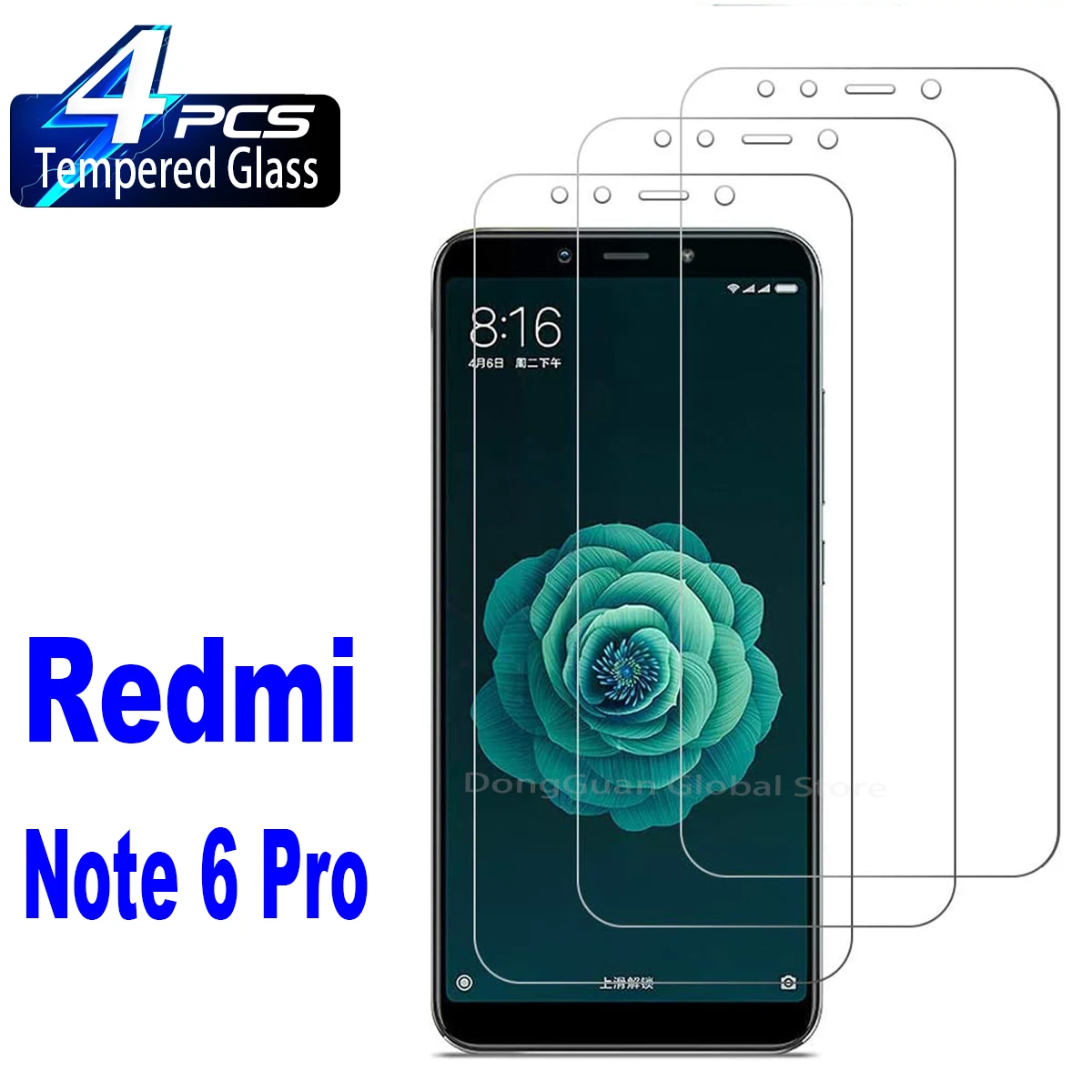 2/4 шт. высококачественное алюминиевое закаленное стекло для Xiaomi Redmi Note 6 Pro Защитная стеклянная пленка для экрана
2/4 шт. высококачественное алюминиевое закаленное стекло для Xiaomi Redmi Note 6 Pro Защитная стеклянная пленка для экрана