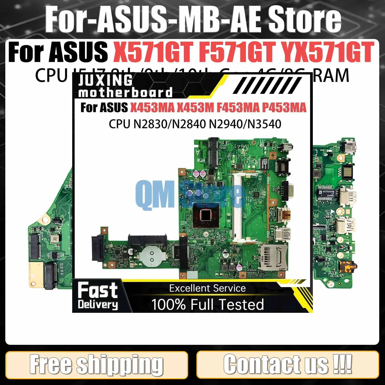 Материнская плата X453MA для ноутбука ASUS X453 X453MA, материнская плата с N2830 N2840 N3530 N3540 DDR3L 2-ядерная 4-ядерная 100% рабочая сварка
Материнская плата X453MA для ноутбука ASUS X453 X453MA, материнская плата с N2830 N2840 N3530 N3540 DDR3L 2-ядерная 4-ядерная 100% рабочая сварка