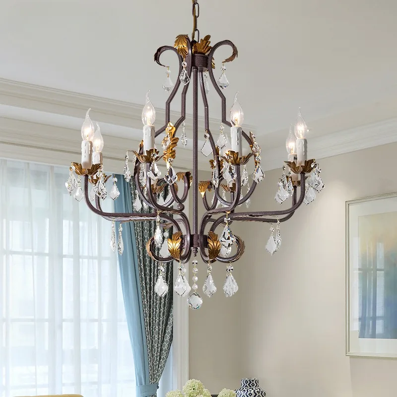 Retro American Style Black Iron Candle Light 6 8 Lights Chandelier Lamp For Living Dinning Room Foyer Villa Hanging Light
Retro American Style Black Iron Candle Light 6 8 Lights Chandelier Lamp For Living Dinning Room Foyer Villa Hanging Light