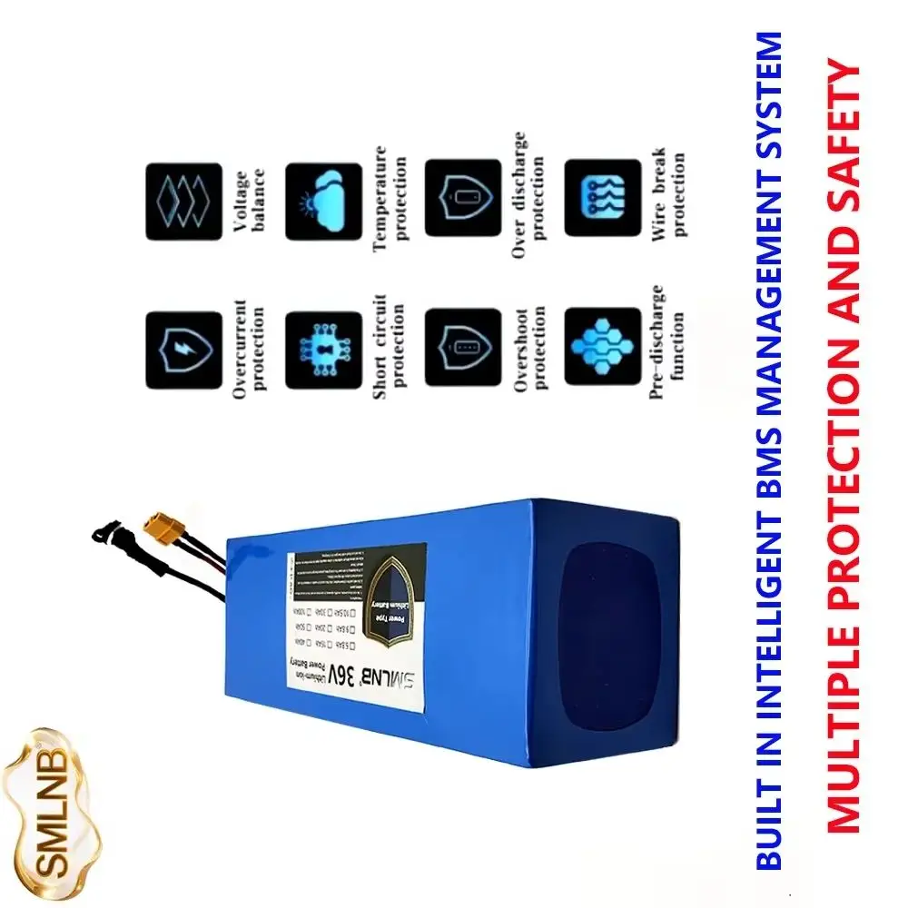 New 36V 15Ah 21700 10S3P Lithium ion Battery Pack 1000W Power Tool Battery Outdoor Backup Battery with 30A BMS, 42V 2A Charger
New 36V 15Ah 21700 10S3P Lithium ion Battery Pack 1000W Power Tool Battery Outdoor Backup Battery with 30A BMS, 42V 2A Charger