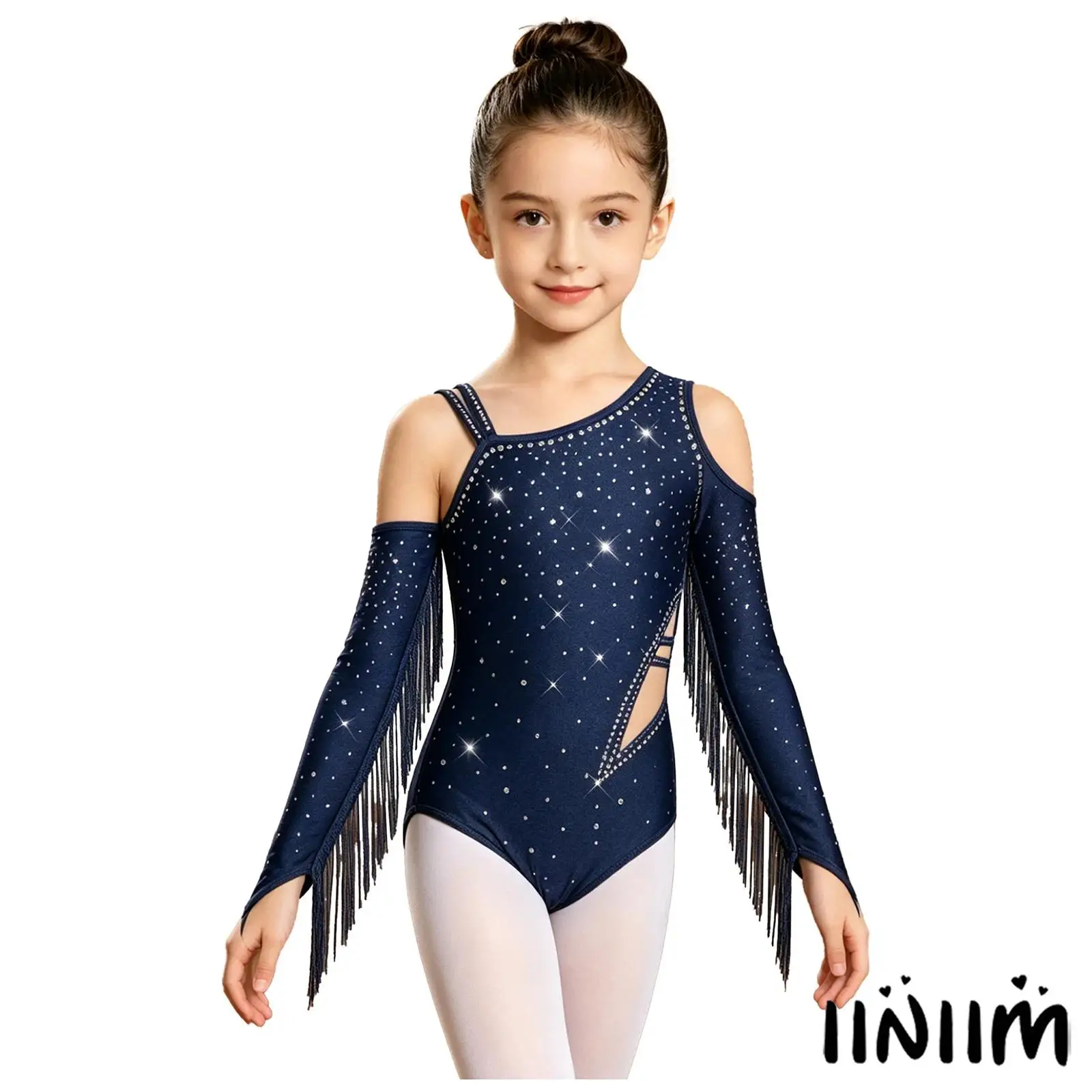 Shiny Rhinestone Mesh Lyric Modern Dance Leotard for Kids Mock Neck Ballet Gymnastics Dance Training Competition Bodysuit Outfit
Shiny Rhinestone Mesh Lyric Modern Dance Leotard for Kids Mock Neck Ballet Gymnastics Dance Training Competition Bodysuit Outfit