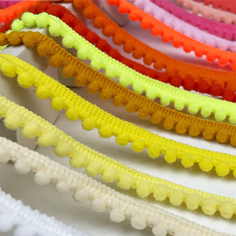 5/10Yards Mini Pom Pom Ball Fringe Ribbon Lace Trim DIY Sewing Craft Supplies for Pillow Curtain Home Decor 32 Colors Available
5/10Yards Mini Pom Pom Ball Fringe Ribbon Lace Trim DIY Sewing Craft Supplies for Pillow Curtain Home Decor 32 Colors Available