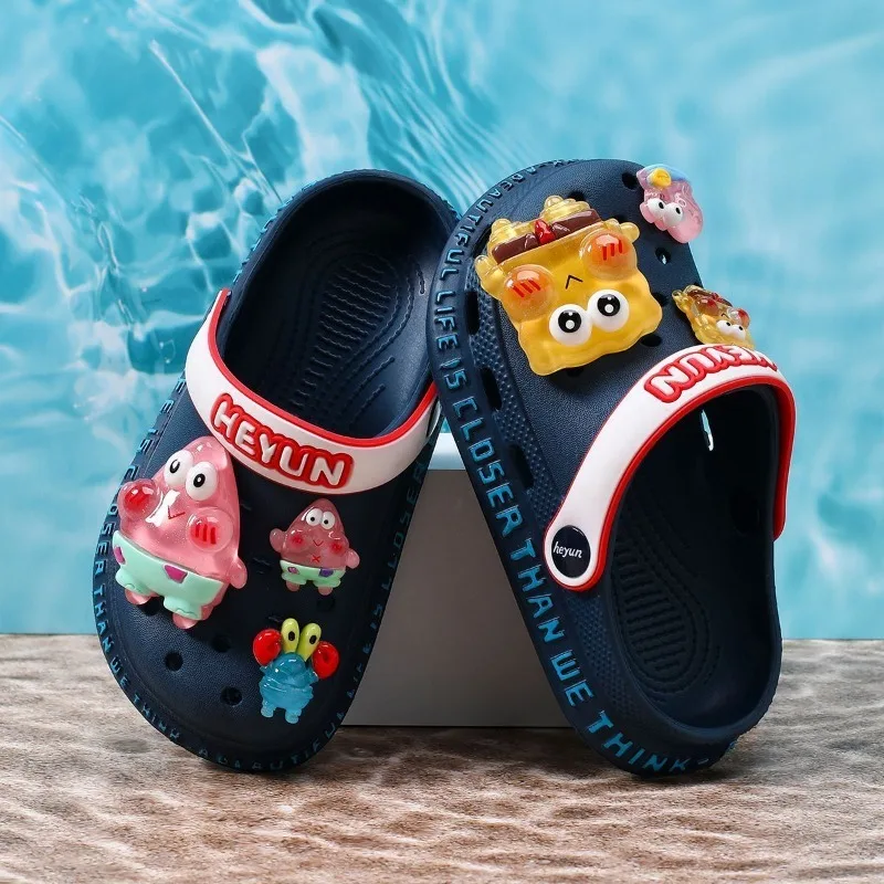 2026New Children's Crocs Cartoon SpongeBob SquarePants Boys' Slippers Non-slip Soft Bottom Summer Boys' Outdoor Sandals Lovely
2026New Children's Crocs Cartoon SpongeBob SquarePants Boys' Slippers Non-slip Soft Bottom Summer Boys' Outdoor Sandals Lovely