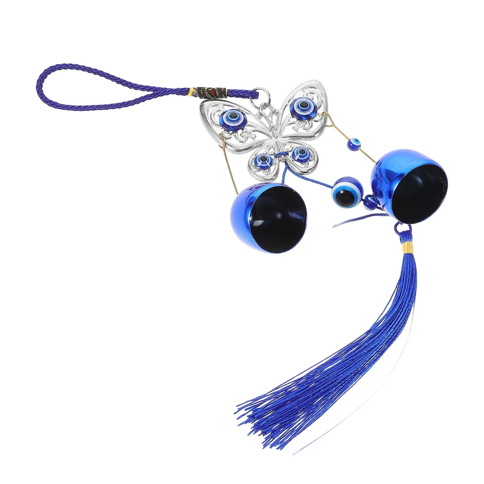 Blue Eyes Metal Hanging Bell Car Accessories Evil Eye Wind Chime Decorations Owl Tassel Pendant Outdoor Musical Charm Durability
Blue Eyes Metal Hanging Bell Car Accessories Evil Eye Wind Chime Decorations Owl Tassel Pendant Outdoor Musical Charm Durability