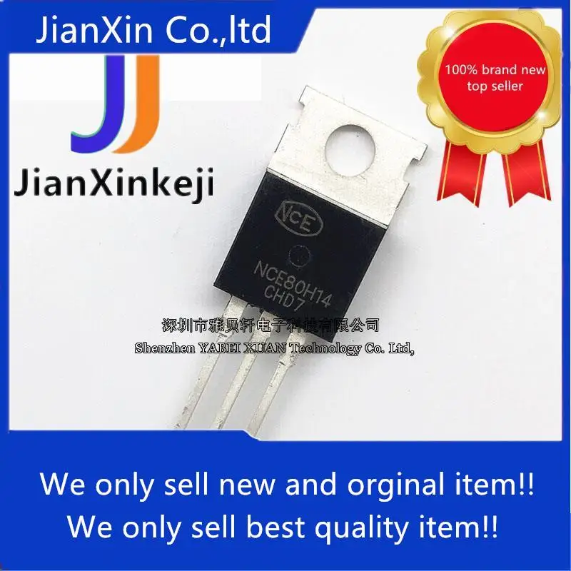10pcs 100% orginal new Straight plug NCE80H14 TO-220 N channel 80V 140A MOS field effect tube
10pcs 100% orginal new Straight plug NCE80H14 TO-220 N channel 80V 140A MOS field effect tube
