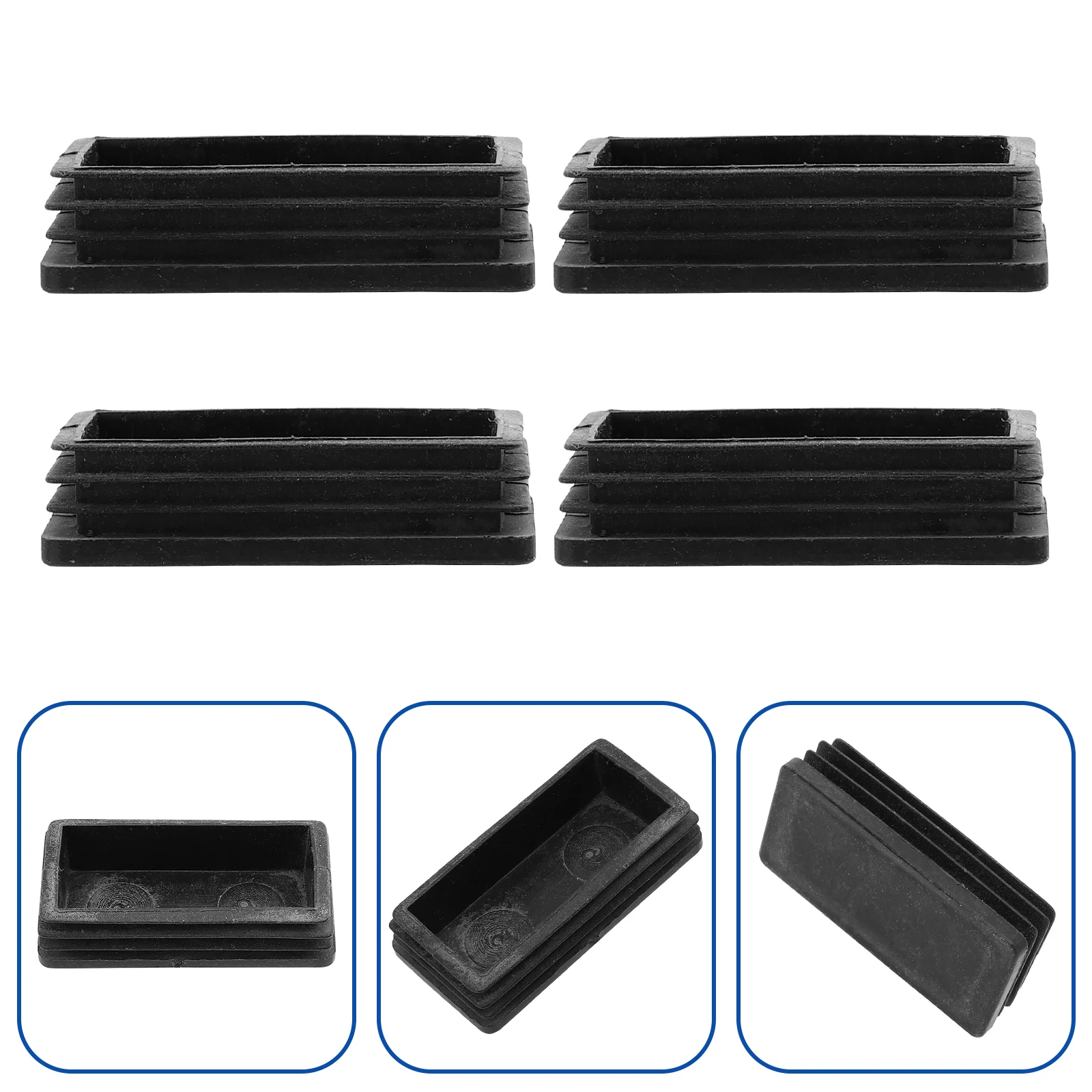 4 Pcs 2.5X5cm Black Plastic Ladder Foot Covers Non Home Folding Anti Skid Floor Protector Pads Construction
4 Pcs 2.5X5cm Black Plastic Ladder Foot Covers Non Home Folding Anti Skid Floor Protector Pads Construction
