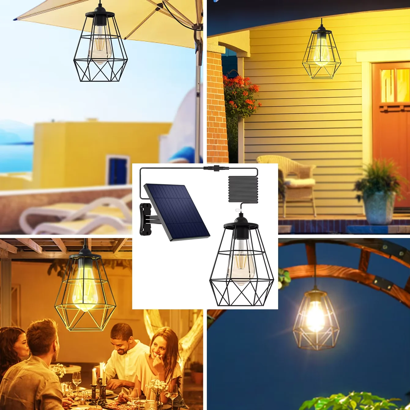 Solar Shed Lights Outdoor Indoor, Led Dusk to Dawn Battery Powered Pendant Lights, Waterproof Solar Hanging lamp for Gazebo Barn
Solar Shed Lights Outdoor Indoor, Led Dusk to Dawn Battery Powered Pendant Lights, Waterproof Solar Hanging lamp for Gazebo Barn