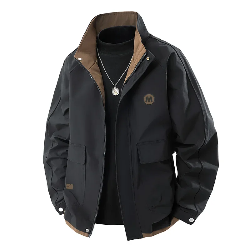 New Men Spring Autumn Jacket M-8XL Large Sized Windbreakers Men's Fashion Casual Zipper Lapel Overcoat Male Waterproof Coats
New Men Spring Autumn Jacket M-8XL Large Sized Windbreakers Men's Fashion Casual Zipper Lapel Overcoat Male Waterproof Coats