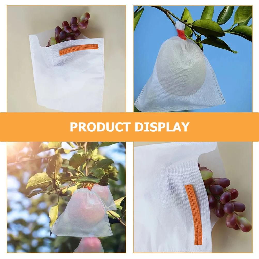 100Pcs Fruit Grow Bags Reusable Non-Woven Fabric Fruit Pouches Effective Insect-Proof Protection for Grapes Berries Vegetables
100Pcs Fruit Grow Bags Reusable Non-Woven Fabric Fruit Pouches Effective Insect-Proof Protection for Grapes Berries Vegetables