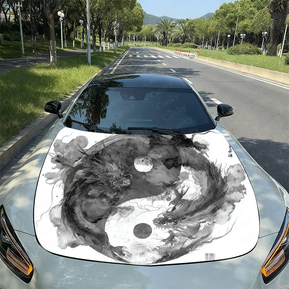 Double Dragon Entanglement Car Hood Vinyl Wraps, PVC Waterproof Car Bonnet Decals, Self-Adhesive Scratch-Resistant Stickers For
Double Dragon Entanglement Car Hood Vinyl Wraps, PVC Waterproof Car Bonnet Decals, Self-Adhesive Scratch-Resistant Stickers For