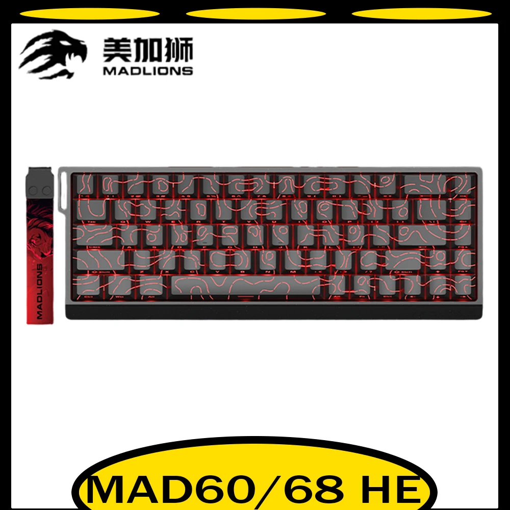 MADCATZ MAD 60HE 68R Клавиатура с магнитным переключателем MADLIONS Mad60 Игровая клавиатура Rapid Trigger Пользовательская клавиатура ПК Аксессуары для геймеров
MADCATZ MAD 60HE 68R Клавиатура с магнитным переключателем MADLIONS Mad60 Игровая клавиатура Rapid Trigger Пользовательская клавиатура ПК Аксессуары для геймеров