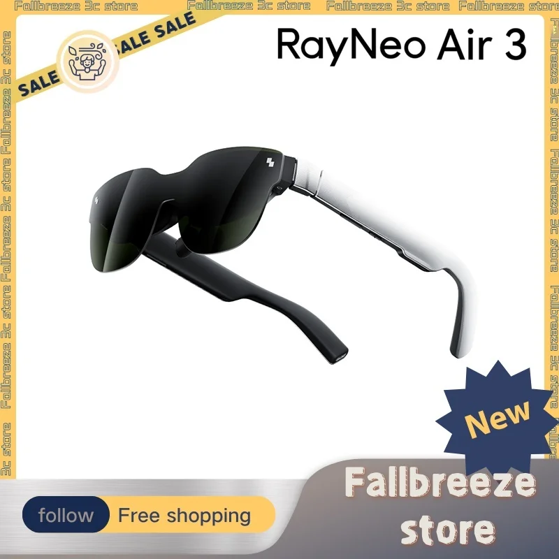 RayNeo Air 3 Smart AR очки на заказ 0,6 дюйма 3840*1080 разрешение 120 Гц OLED-экран легкий карманный телевизор для мобильного телефона ПК NS
RayNeo Air 3 Smart AR очки на заказ 0,6 дюйма 3840*1080 разрешение 120 Гц OLED-экран легкий карманный телевизор для мобильного телефона ПК NS