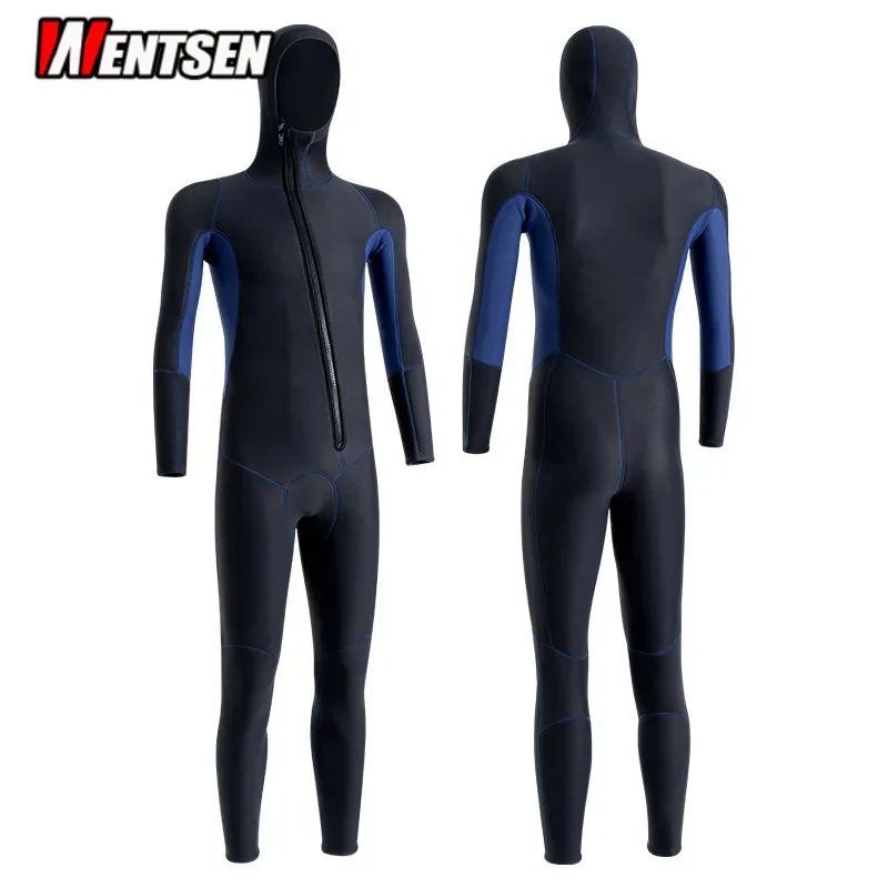 In Stock Hooded Diving Suit Men's 3mm Warm Winter Swimsuit Cold-Proof Wet Surfing Suit Snorkeling One-Piece Diving Suit Women
In Stock Hooded Diving Suit Men's 3mm Warm Winter Swimsuit Cold-Proof Wet Surfing Suit Snorkeling One-Piece Diving Suit Women