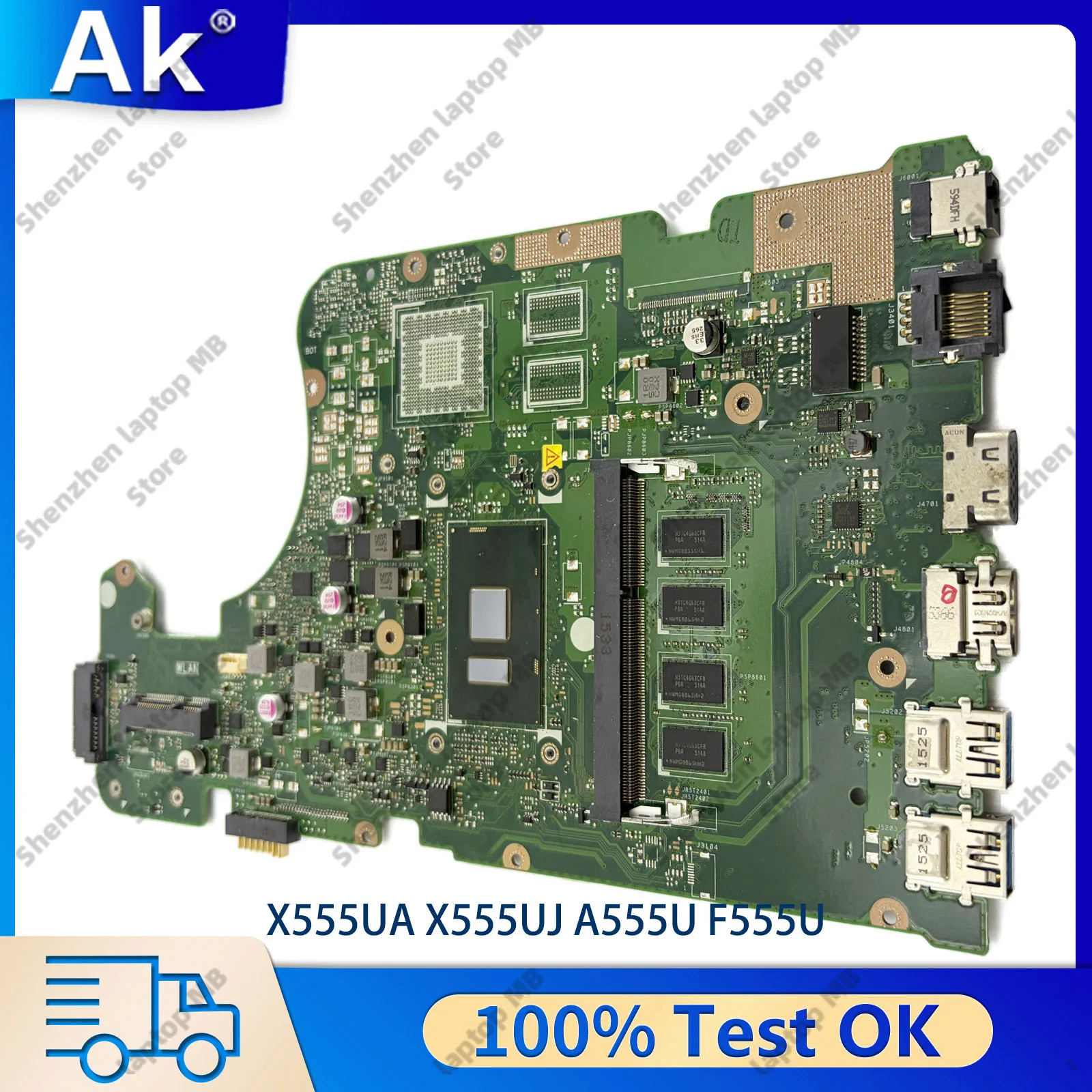 X555UA Laptop Motherboard For ASUS FL5800U X555UA X555U X555UB K555U X555UJ A555U X555UQ F555U X555UF Mainboard W/ I3 I5 I7 CPU
X555UA Laptop Motherboard For ASUS FL5800U X555UA X555U X555UB K555U X555UJ A555U X555UQ F555U X555UF Mainboard W/ I3 I5 I7 CPU
