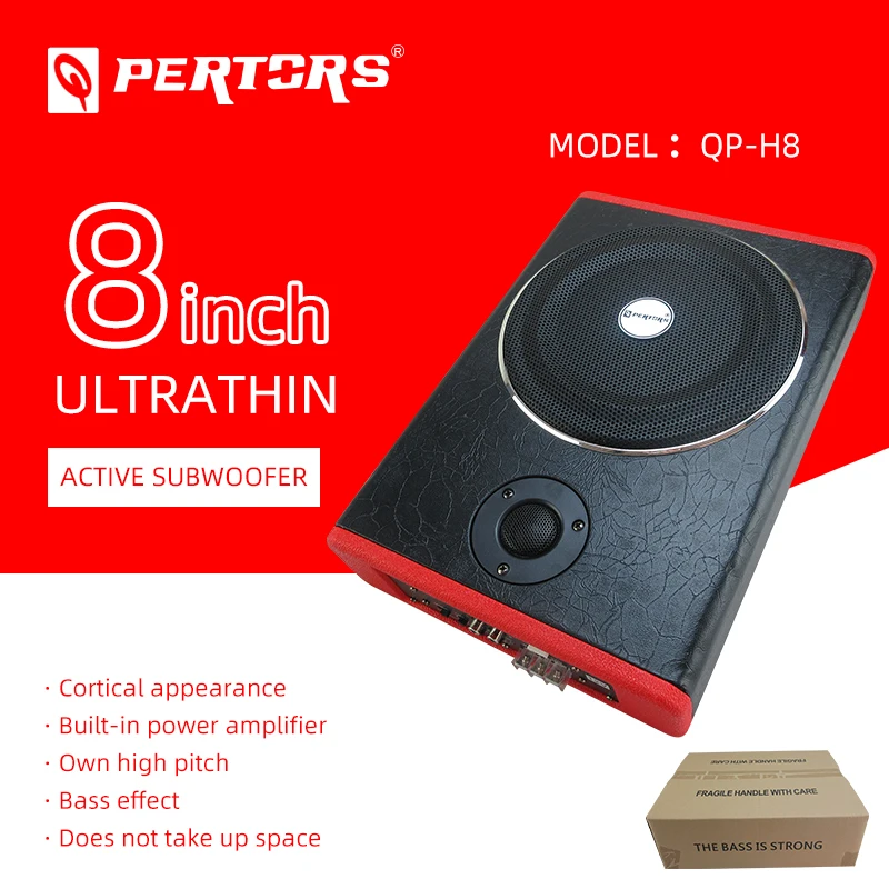 QPERTORS Brand 8inch Active Subwoofer , Wooden Material 12v Car Audio Model No. QP-H8
QPERTORS Brand 8inch Active Subwoofer , Wooden Material 12v Car Audio Model No. QP-H8