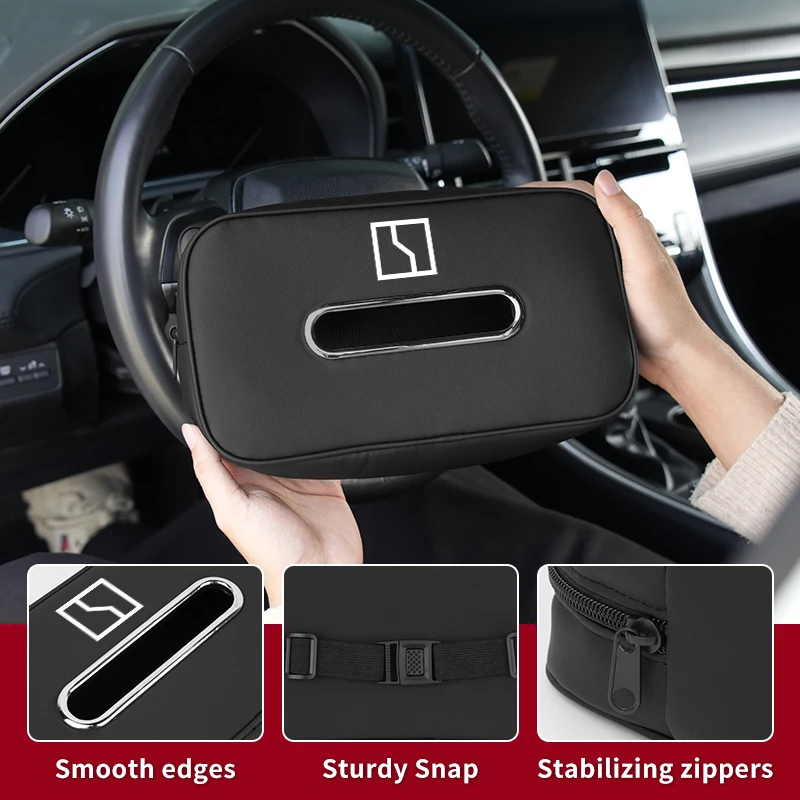 Car Leather Tissue Bag Seat Back Paper Towel Box Auto Interior Accessories For ZEEKR 001 2021 2022 2023 Krypton
Car Leather Tissue Bag Seat Back Paper Towel Box Auto Interior Accessories For ZEEKR 001 2021 2022 2023 Krypton
