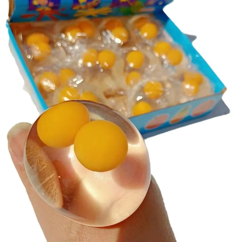 Simulated egg pinch music creative pinch can't be broken, squeeze double egg yolk to decompress and vent
Simulated egg pinch music creative pinch can't be broken, squeeze double egg yolk to decompress and vent