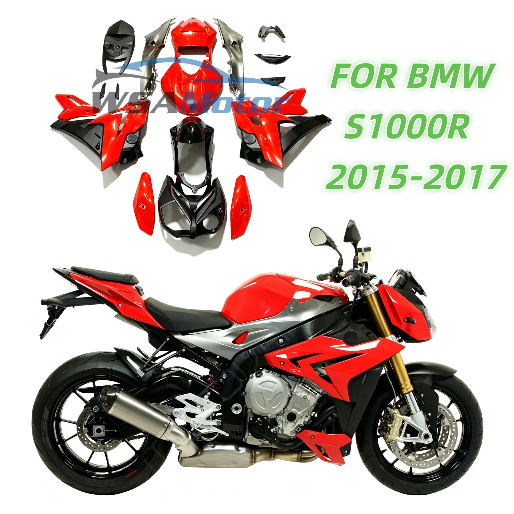 For BMW S1000R S1000 R 2015 2016 2017 ABS Carbon Painted Front Fender Tank Cover Side Panel Fairing Motorcycle Accessories
For BMW S1000R S1000 R 2015 2016 2017 ABS Carbon Painted Front Fender Tank Cover Side Panel Fairing Motorcycle Accessories