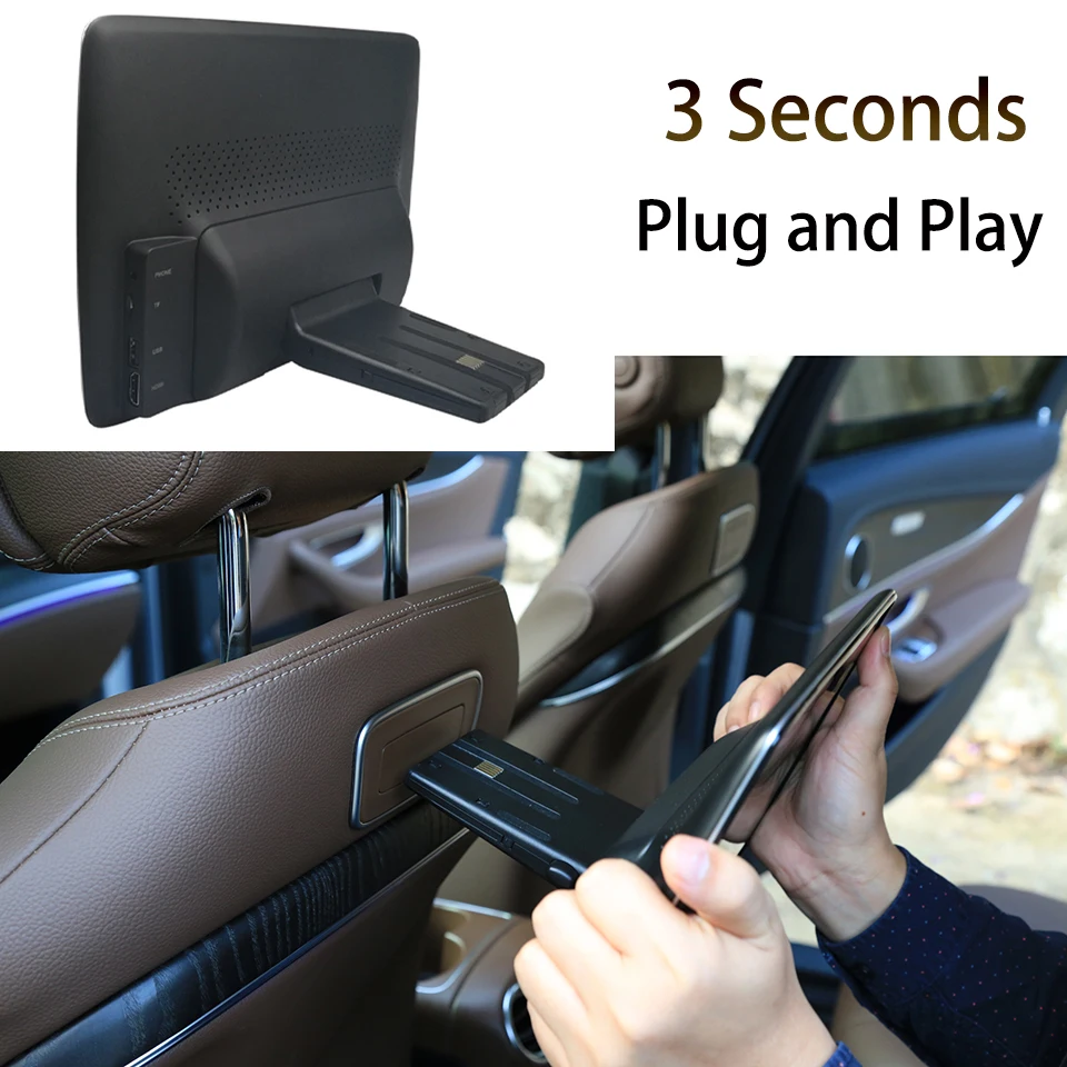 Car TV Rear Seat Entertainment For Mercedes Benz C E G S V Class Android Headrest Monitor Plug&Play With Mirroring HDMI Screen
Car TV Rear Seat Entertainment For Mercedes Benz C E G S V Class Android Headrest Monitor Plug&Play With Mirroring HDMI Screen