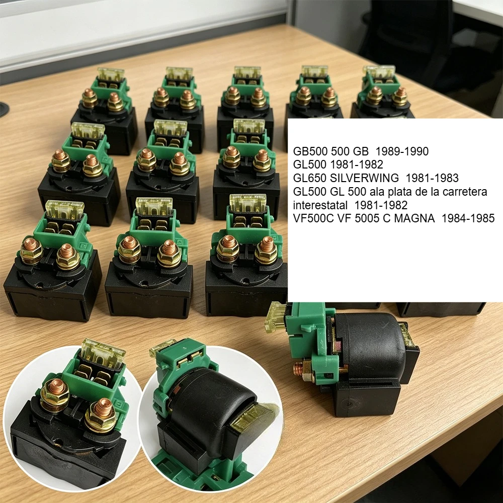 1/2/4pc Starter Solenoid Relay for Honda GB500 1989-1990 GL500 81-82 GL650 SILVERWING 650 1981-1983 VF500C VF 5005 C MAGNA 84-85
1/2/4pc Starter Solenoid Relay for Honda GB500 1989-1990 GL500 81-82 GL650 SILVERWING 650 1981-1983 VF500C VF 5005 C MAGNA 84-85