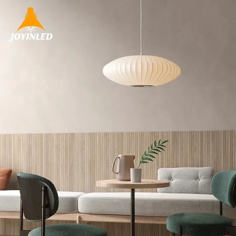 Modern Nordic Apartment Silk Pendant Chandelier Lighting Japanese Style Wabi-sabi Living Dining Room Cream Style Pendant Lamps
Modern Nordic Apartment Silk Pendant Chandelier Lighting Japanese Style Wabi-sabi Living Dining Room Cream Style Pendant Lamps